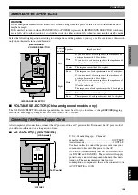 Предварительный просмотр 23 страницы Yamaha RX-A800BL Owner'S Manual