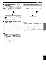 Предварительный просмотр 33 страницы Yamaha RX-A800BL Owner'S Manual