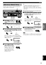 Предварительный просмотр 35 страницы Yamaha RX-A800BL Owner'S Manual