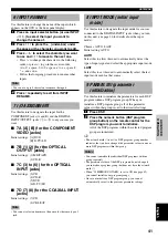 Предварительный просмотр 45 страницы Yamaha RX-A800BL Owner'S Manual