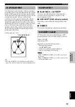 Предварительный просмотр 47 страницы Yamaha RX-A800BL Owner'S Manual