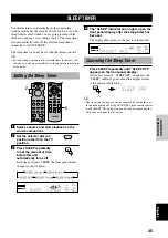 Предварительный просмотр 49 страницы Yamaha RX-A800BL Owner'S Manual