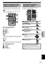 Предварительный просмотр 51 страницы Yamaha RX-A800BL Owner'S Manual