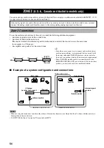 Предварительный просмотр 58 страницы Yamaha RX-A800BL Owner'S Manual