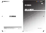 Предварительный просмотр 80 страницы Yamaha RX-A800BL Owner'S Manual