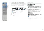 Preview for 71 page of Yamaha RX-A810 Owner'S Manual
