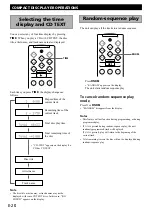 Предварительный просмотр 22 страницы Yamaha RX-E100RDS Owner'S Manual