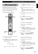 Preview for 27 page of Yamaha RX-E100RDS Owner'S Manual