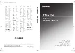 Preview for 1 page of Yamaha RX-N600 Owner'S Manual