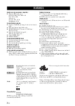 Preview for 4 page of Yamaha RX-N600 Owner'S Manual