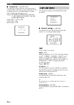 Preview for 78 page of Yamaha RX-N600 Owner'S Manual