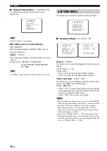 Preview for 80 page of Yamaha RX-N600 Owner'S Manual