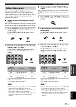 Preview for 89 page of Yamaha RX-N600 Owner'S Manual