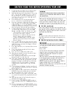 Preview for 2 page of Yamaha RX-N600D Owner'S Manual