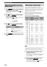 Предварительный просмотр 116 страницы Yamaha RX RX-Z7 Owner'S Manual