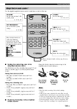 Предварительный просмотр 123 страницы Yamaha RX RX-Z7 Owner'S Manual