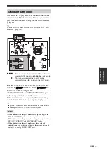 Предварительный просмотр 129 страницы Yamaha RX RX-Z7 Owner'S Manual