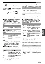 Предварительный просмотр 131 страницы Yamaha RX RX-Z7 Owner'S Manual