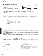 Предварительный просмотр 2 страницы Yamaha RX RX-Z7 Service Manual