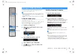 Preview for 44 page of Yamaha RX-S600 Owner'S Manual