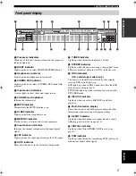 Preview for 9 page of Yamaha RX-SL100RDS Owner'S Manual