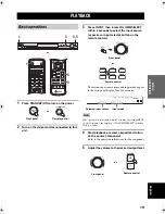 Preview for 21 page of Yamaha RX-SL100RDS Owner'S Manual