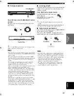 Preview for 23 page of Yamaha RX-SL100RDS Owner'S Manual