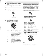 Preview for 38 page of Yamaha RX-SL100RDS Owner'S Manual