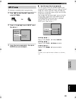 Preview for 45 page of Yamaha RX-SL100RDS Owner'S Manual