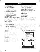 Preview for 122 page of Yamaha RX-SL100RDS Owner'S Manual