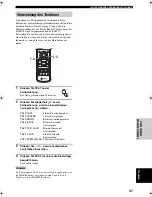 Preview for 157 page of Yamaha RX-SL100RDS Owner'S Manual