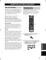 Preview for 169 page of Yamaha RX-SL100RDS Owner'S Manual