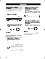 Preview for 378 page of Yamaha RX-SL100RDS Owner'S Manual