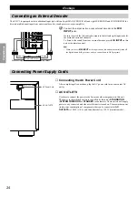 Предварительный просмотр 28 страницы Yamaha RX-V1 Owner'S Manual