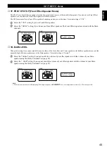 Предварительный просмотр 49 страницы Yamaha RX-V1 Owner'S Manual