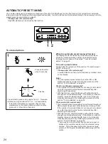 Предварительный просмотр 26 страницы Yamaha RX-V10 Owner'S Manual