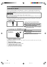 Preview for 18 page of Yamaha RX-V1000RDS Owner'S Manual