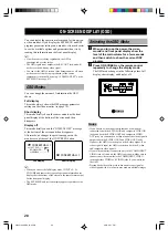 Preview for 22 page of Yamaha RX-V1000RDS Owner'S Manual