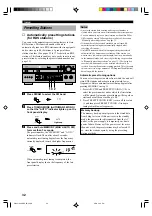 Preview for 34 page of Yamaha RX-V1000RDS Owner'S Manual