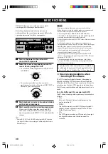 Preview for 40 page of Yamaha RX-V1000RDS Owner'S Manual