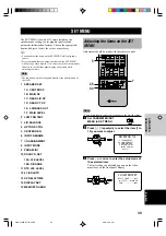 Preview for 41 page of Yamaha RX-V1000RDS Owner'S Manual