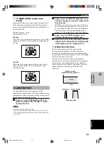 Preview for 45 page of Yamaha RX-V1000RDS Owner'S Manual