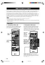 Preview for 52 page of Yamaha RX-V1000RDS Owner'S Manual