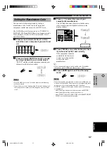 Preview for 59 page of Yamaha RX-V1000RDS Owner'S Manual