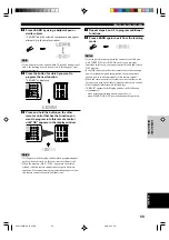 Preview for 61 page of Yamaha RX-V1000RDS Owner'S Manual