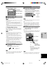 Preview for 63 page of Yamaha RX-V1000RDS Owner'S Manual