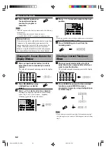 Preview for 64 page of Yamaha RX-V1000RDS Owner'S Manual