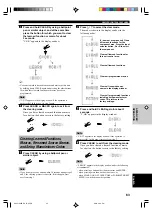 Preview for 65 page of Yamaha RX-V1000RDS Owner'S Manual