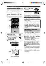 Preview for 72 page of Yamaha RX-V1000RDS Owner'S Manual