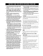 Preview for 2 page of Yamaha RX-V100D Owner'S Manual